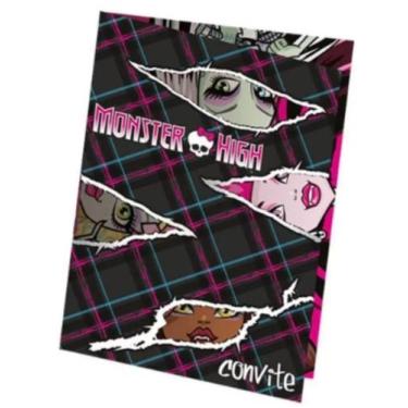 Imagem de Convite Aniversário Monster High Com 8 Regina