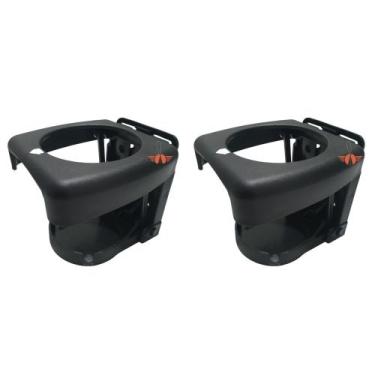 Imagem de Kit 2 porta copos latas dobravel carro barco onibus  - JANPOL, Preto