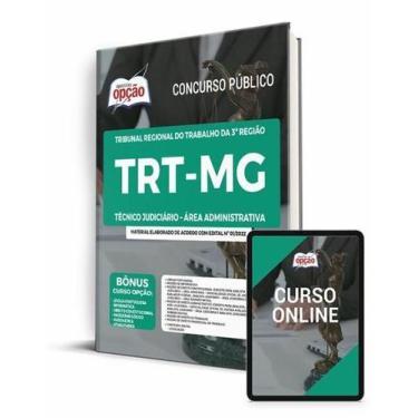 Imagem de Apostila TRT-MG - Técnico Judiciário  Área Administrativa