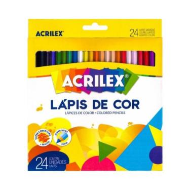 Imagem de Lápis de Cor Acrilex 24 Cores 