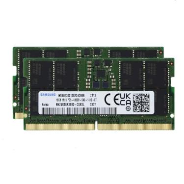 Imagem de Sam Original 32GB (2x16GB) DDR5 4800MHz PC5-38400 1Rx8 SODIMM CL40 1.1v M425R2GA3BB0-CQK Laptop Notebook RAM Módulo de Atualização Adamanta