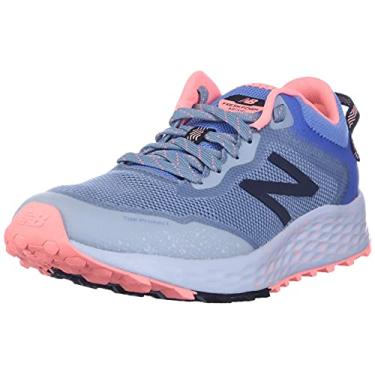 Imagem de New Balance Tênis de corrida feminino Fresh Foam Arishi Trail, Cinza/Azul/Coral, 6
