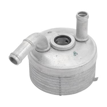 Imagem de Partuto Resfriador de óleo do motor No.24119812996 Refrigerador de óleo de transmissão do motor para mini conversível 2010-2015 liga de alumínio prateado