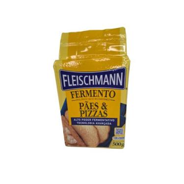 Imagem de Fermento biologico seco instantaneo massa salgada fleischmann 500g