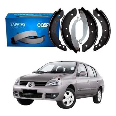 Imagem de Sapata De Freio Clio Sedan 1.0 1.6 2003 A 2009 - Cobreq
