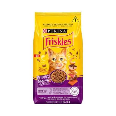 Imagem de Ração Friskies Megamix para Gatos 10,1kg - NESTLÉ PURINA, Ração friski