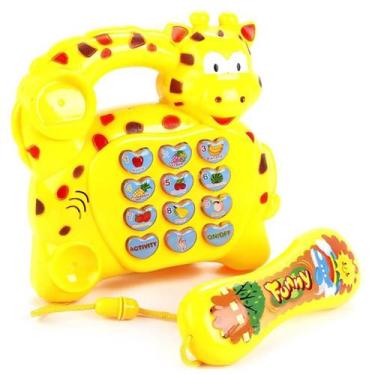 Imagem de Brinquedo Infantil Telefone Musical Sons Luzes Criança Bebe - BS7COMPR