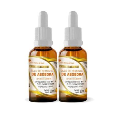 Imagem de Kit 2 Óleo de Semente de Abóbora Enriquecido com Vitamina E Gotas 30ml