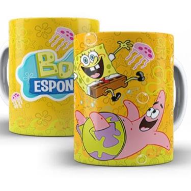 Imagem de Caneca Xicara Personalizada Bob Esponja - X-Colour, 10