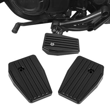 Imagem de PSLER Foot Pegs Pedals Pad Rest Folding Footpegs Footrests Foot Controls Enlarge Step Board Extension Extender for Rebel CMX 300 500 2017 2018 2019 2020 2021 2022 2023 Footrest Accessories Parts