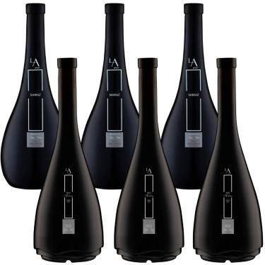Imagem de Kit Misto  6 Vinho Seco Tinto Shiraz  E Vinho Seco Tinto Red Audrey L.A. Luiz Argenta 750 Ml