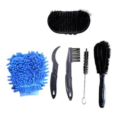 Imagem de Kit Ferramentas de Limpeza Manual Bike Mtb Speed 6 Peças Absolute