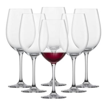 Imagem de Schott Zwiesel Copo de vidro cristal clássico Tritan coleção de talheres Bordeaux, 600 ml, conjunto de 6