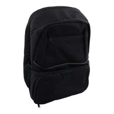 Imagem de menolana Bolsa de tênis de mochila de badminton com copos Strap Sports Backpackball Bag de Backleball para Squash Racquetball Viagem de Racquetball, Preto