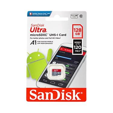 Imagem de SanDisk 128GB Ultra microSDXC 120MB/s A1 Classe 10 UHS-I