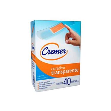 Imagem de Kit 5 Und Curativo Cremer Transparente Bordas Protetoras Com 40 Und