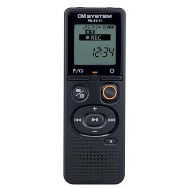 Imagem de OM SYSTEM Gravador de voz digital OLYMPUS VN-541PC com gravação de um toque, função de cancelamento de ruído, memória de 4 GB, gravação de quatro cenas, inclui um cabo micro-USB.