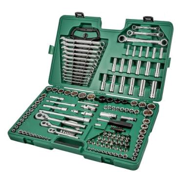 Imagem de SATA ST09510L Conjunto de chaves de soquete SAE métricas, 150 peças, 6 e 12 unidades