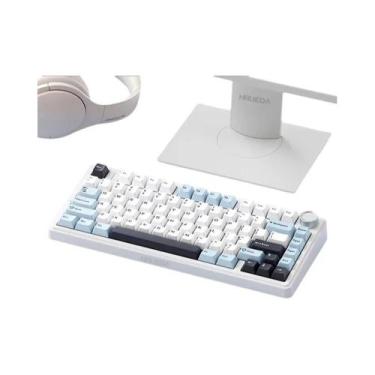 Imagem de Teclado Mecânico Para Jogos Sem Fio RGB AULA F75 Bluetooth 75% Layout 