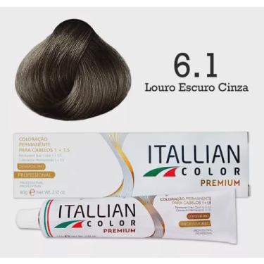 Imagem de Coloração 6.1 Louro Escuro Cinza Itallian Color