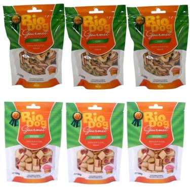 Imagem de 3x Gourmet Loop + 3x Gourmet Sushi - Bio Dog
