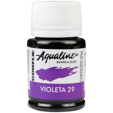 Imagem de Tinta Aquarela Liquida Aqualine Corfix 37ml - 20037, 029 - VIOLETA