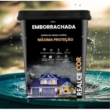 Imagem de Tinta Borracha Liquida impermeável alto rendimento  Realce Cor 14 kg