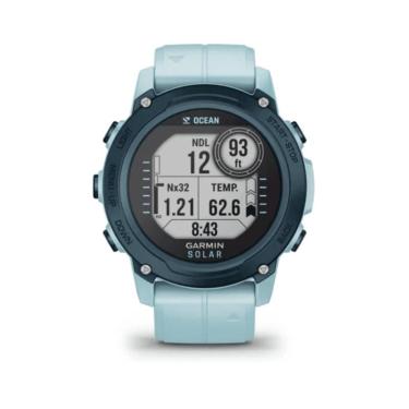 Imagem de Smartwatch Relógio Garmin Descent G1 Solar (2023) Azul (edição Oceano) com Monitor Cardíaco de Pulso e gps