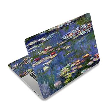 Imagem de Adesivo adesivo para laptop, 12" 13" 13" 14" 15" 15" 15" 15" 15" 15,6" 15,6" película de vinil para laptop capa protetora de arte para notebook PC (2 almofadas de pulso incluídas), decorativo removível à prova d'água, pinturas coloridas