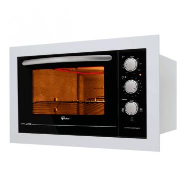 Imagem de Forno Elétrico de Embutir 48 Litros Fit Line Inox 34493 Fischer - Branco