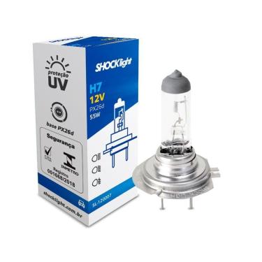 Imagem de Lâmpada Halogena Standart H7 55w Px26d 3200k Shocklight