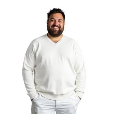 Imagem de Blusa Suéter Masculino Plus G4 G5 G6 Tricot Frio Inverno - KantyLan, B