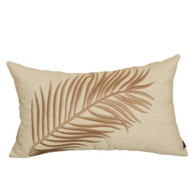 Imagem de Almofada Folhas Palha Retangular