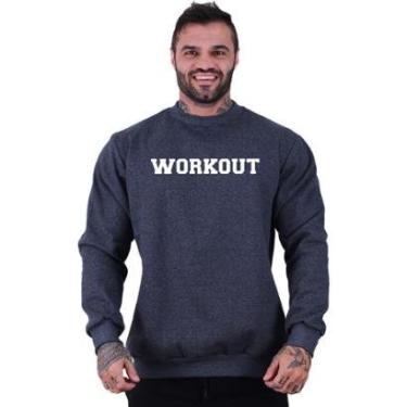 Imagem de Blusa Moletom Basic MXD Conceito Sem Touca Treino Fitness Inverno-Masculino