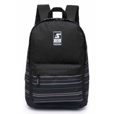 Imagem de Mochila Bolsa Reforçada Spector Escolar Dia a Dia Reforçada, U, PRETO