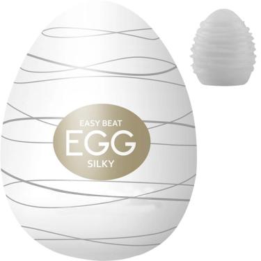 Imagem de Ovo Mastubador Egg Penis Silky Punheta Estimulo Sexshop