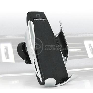 Imagem de Carregador Suporte Veicular Com Carregador Indução Qi Smart