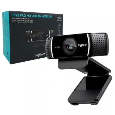 Imagem de Webcam Logitech C922 Pro Stream, Full Hd 1080p, Microfone Integrado, Preto - 960-001087