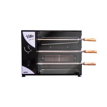 Imagem de ASSADOR GAS GLP ROTATIVO ARKE VITTA 03 ESPETOS 220V BANCADA (5292)