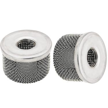 Imagem de ZLLITONS Filtro De Entrada Bomba 181073 Ou 181-073, Tela Com Rosca Npt 1/2" Em Aço Inoxidável Para Pulverizador Tinta Sem Ar 455, 495 Ultra 500 Max 695 (Pacote 2)