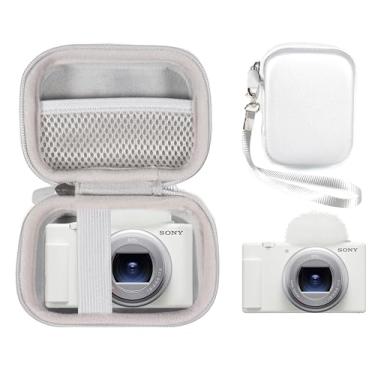 Imagem de CaseSack Capa Para Câmera Sony Zv-1F / Zv-1 Ii Digital (Branco Fumê)