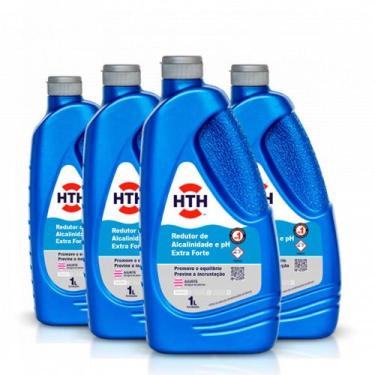 Imagem de Kit 4 Hth Redutor de pH e Alcalinidade Extra Forte Para Manutenção de 