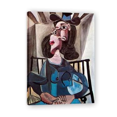 Imagem de Pôster vintage de Pablo Picasso de mãos dadas – Impressão artística do cubismo, obra-prima do século 1861 para decoração de casa e escritório 50 x 70 cm