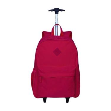 Imagem de Mochila Carrinho Externo Sestini Rolling Crinkle Pink