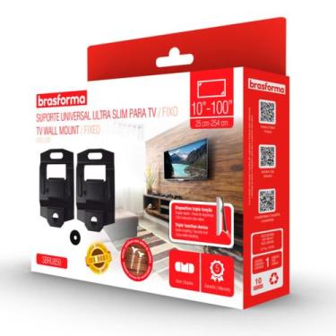 Imagem de Suporte de Televisão Universal Fixo Ultra Slim LED LCD Plasma 10 24 32