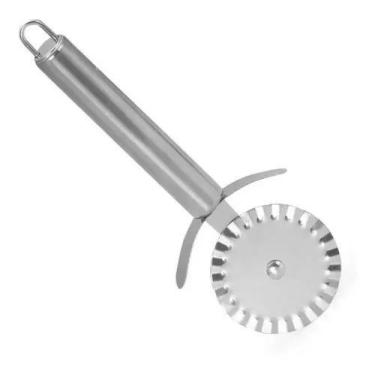 Imagem de Carretilha Cortador De Massa Pizza Pastel Aço Inox Ke Home - Ke home 