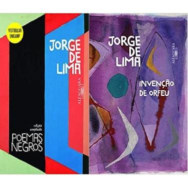 Imagem de KIT 2 LIVROS JORGE LIMA POEMAS NEGROS + Invenção de Orfeu