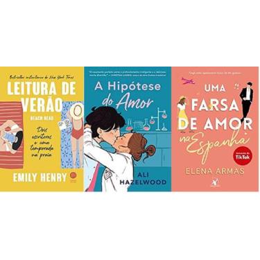Imagem de KIT 3 LIVROS LEITURA DE VERAO + A hipótese do amor + UMA FARSA DE AMOR