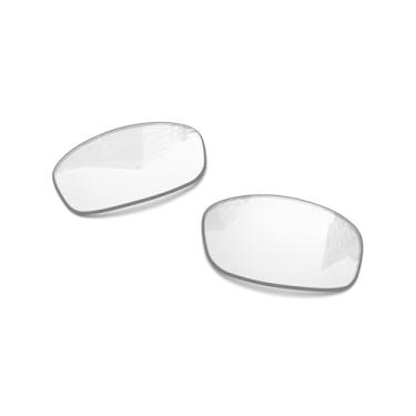 Imagem de Lentes de reposição polarizadas de 1,6 mm para óculos de sol Oakley Fives Squared (4+1)² OO9238 54 mm, proteção UV, lente espelhada escura, peças de reparo e kit (HD Clear)
