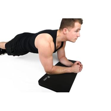 Imagem de Impulse Joelheira Fitness – Almofada extra grossa e macia de 25 mm oferece almofada para joelhos e cotovelos | Ótimo tapete de exercício portátil para pranchas, rolos abdominais, ioga